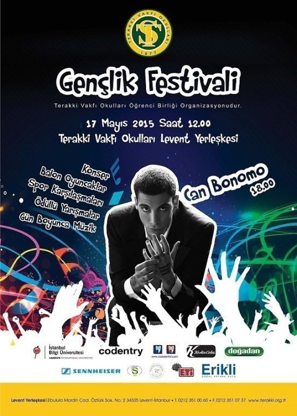 Terakki Vakfı Okulları 14. Gençlik Festivali -  Can Bonomo