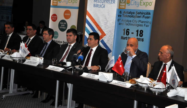 6. Antalya Şehircilik ve Teknolojileri Fuarı 16 Mart'ta ziyaretçilerine kapılarını açıyor