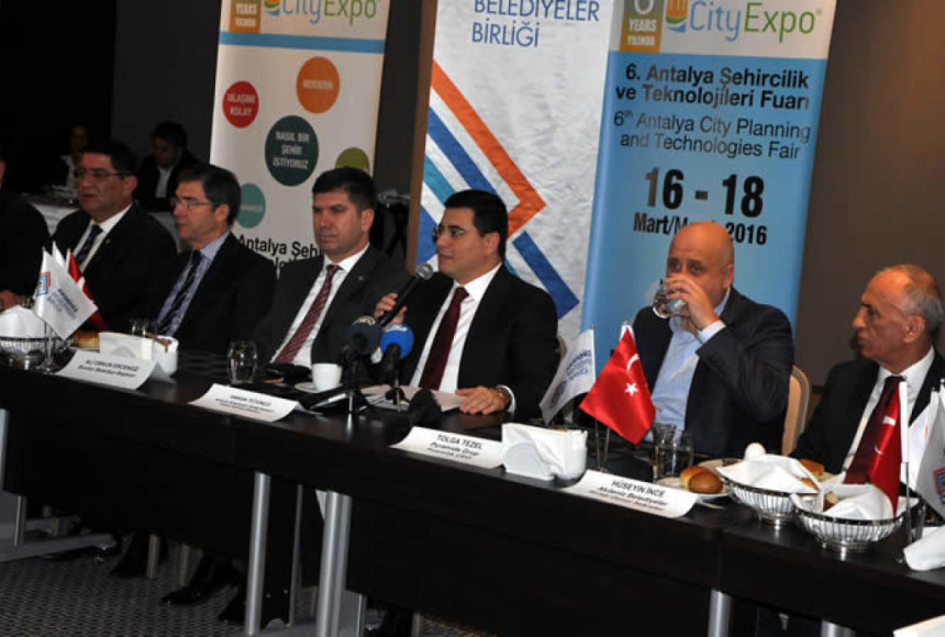 6. Antalya Şehircilik ve Teknolojileri Fuarı 16 Mart'ta ziyaretçilerine kapılarını açıyor