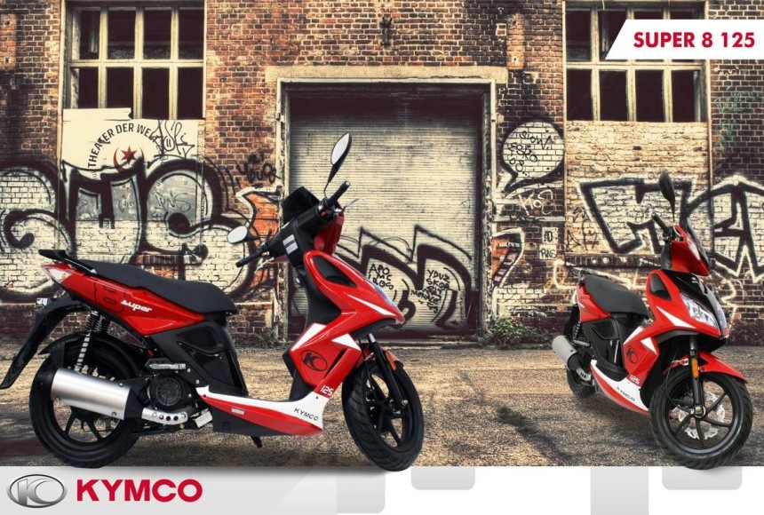 KYMCO Super8 125 İle Şehirde Bütün Yollar Düz