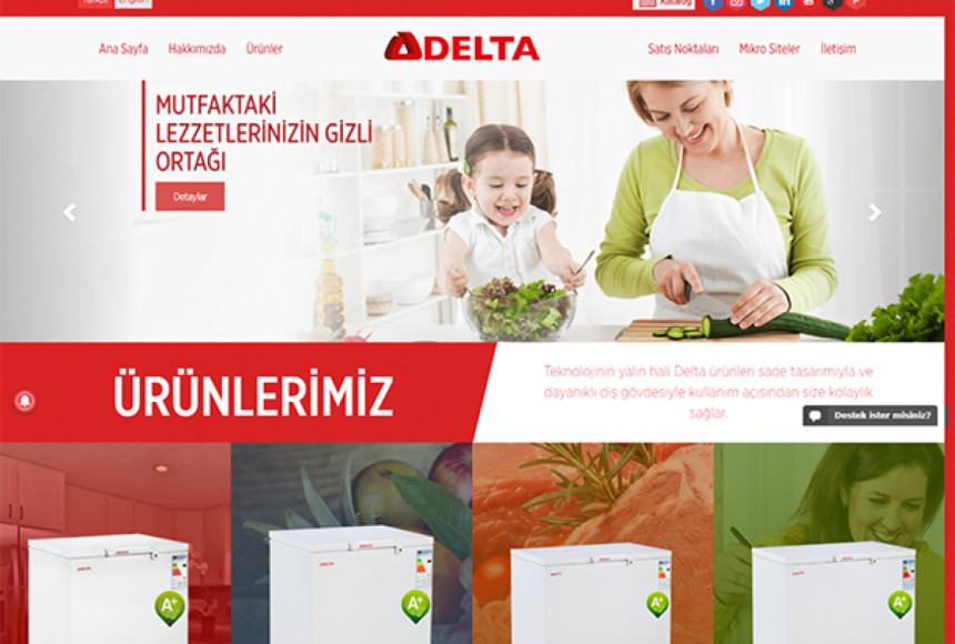 Delta Soğutma Web Sitesi Yenilendi