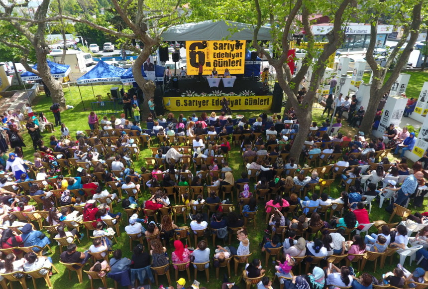 SARIYER'DE EDEBİYAT COŞKUSU SÜRÜYOR.