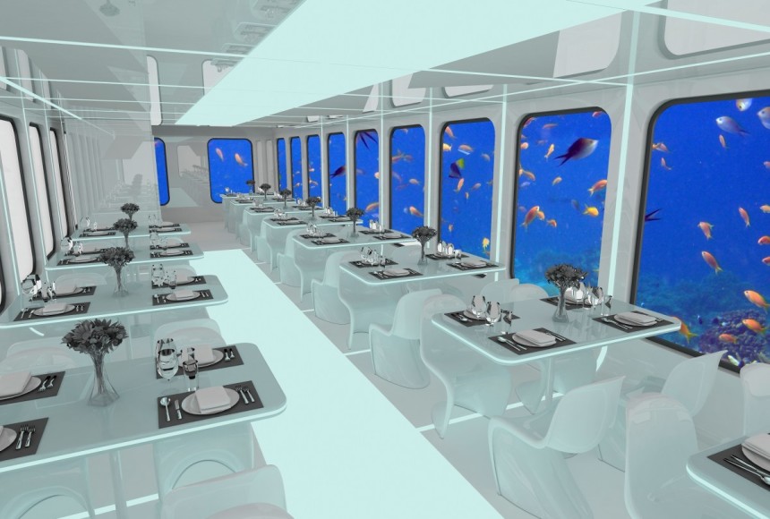 Suyun Üstünde Kafe, Altında Restoran Keyfi