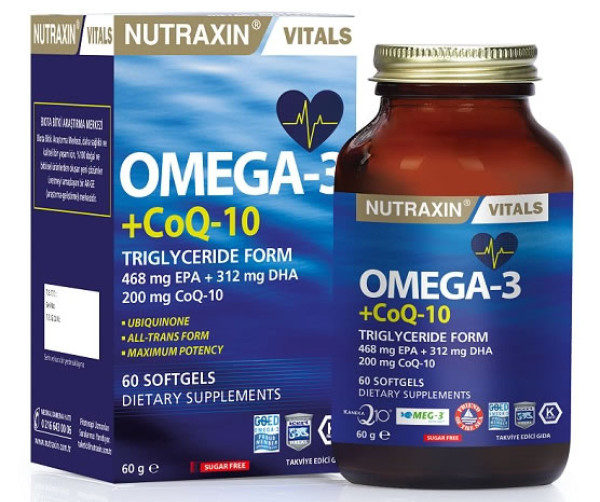 Nutraxin Omega3 KoenzimQ10
