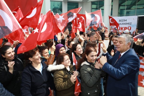 başkan karşılama