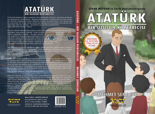 ‘Atatürk Bir Ulusun Kurtarıcısı’ çizgi roman kapağı