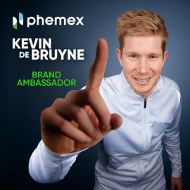 Kevin De Bruyne, Marka Elçisi Olarak Kripto Platformu Phemex'e Katıldı