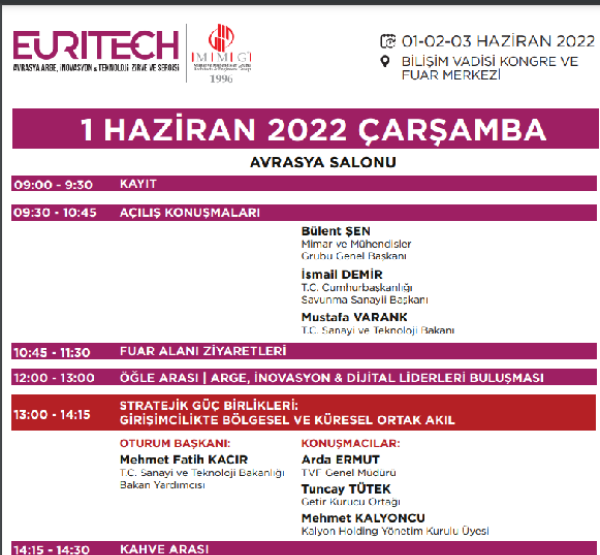 PROGRAM 1.GÜN