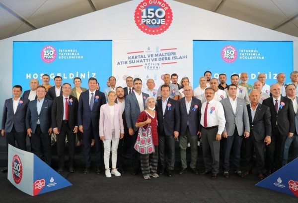 Kartal ve Maltepe Atık Su Hattı ve Dere Islahı Projesi’nin Açılışı Gerçekleştirildi
