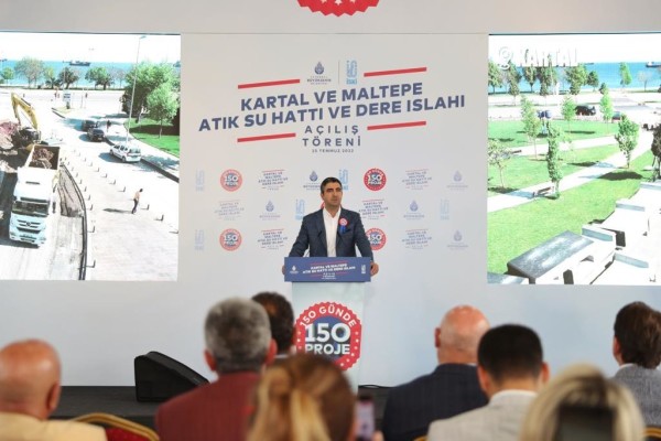 Kartal ve Maltepe Atık Su Hattı ve Dere Islahı Projesi’nin Açılışı Gerçekleştirildi