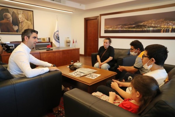 LGS birincisinden Başkan Gökhan Yüksel’e ziyaret
