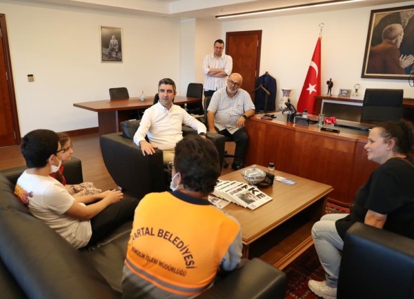 LGS birincisinden Başkan Gökhan Yüksel’e ziyaret