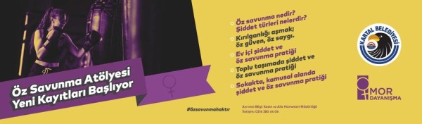 Kartal’da Kadınlar İçin Öz Savunma Atölyesi’nin Yeni Kayıtları Başlıyor