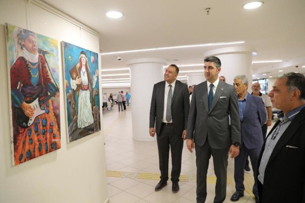 ‘Magic Colors 6 Sihirli Renkler’ Resim Sergisi’nin Açılışı Gerçekleştirildi
