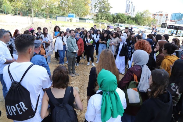 Geleceğin Peyzaj Mimarları Kartal’ın Yeni Alanları İnceledi