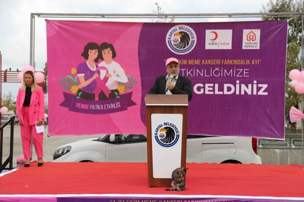 Kartal Belediyesi’nden Meme Kanseri Farkındalık Yürüyüşü