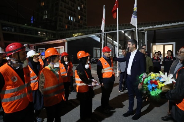 Kartal’da Afetlere Karşı Gece Tatbikatı Yapıldı