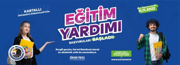 Kartal Belediyesi’nden Üniversite Öğrencilerine Eğitim Yardımı Başvuruları Başlıyor