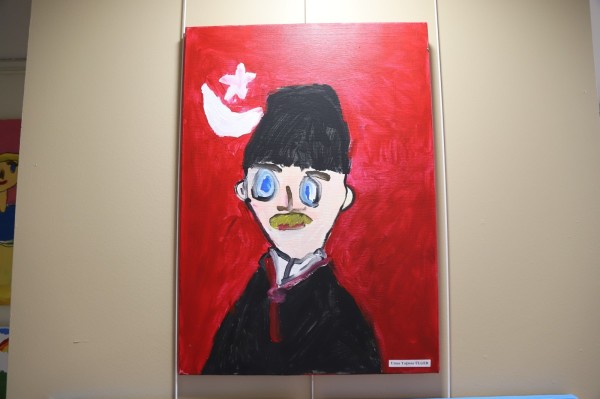 Kreş Öğrencilerinin ‘Kalbimdeki Atatürk Sergisi’ Kartal’da Açıldı