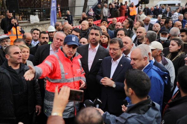 İBB Başkanı İmamoğlu ve Başkan Yüksel, Kartal’da Devam Eden Altyapı Çalışmalarını İnceledi