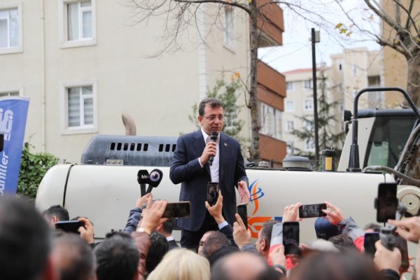 İBB Başkanı İmamoğlu ve Başkan Yüksel, Kartal’da Devam Eden Altyapı Çalışmalarını İnceledi