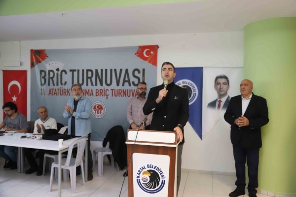 11. Atatürk’ü Anma Briç Turnuvası Kartal’da Gerçekleştirildi