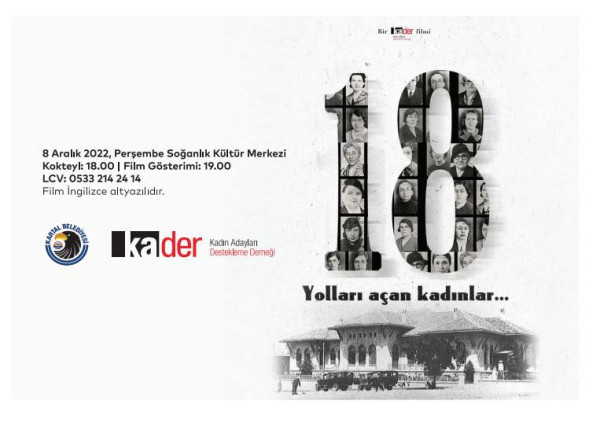 ’18, Yolları Açan Kadınlar’ Belgeseli, Kartal’da İzleyiciler İle Buluşuyor