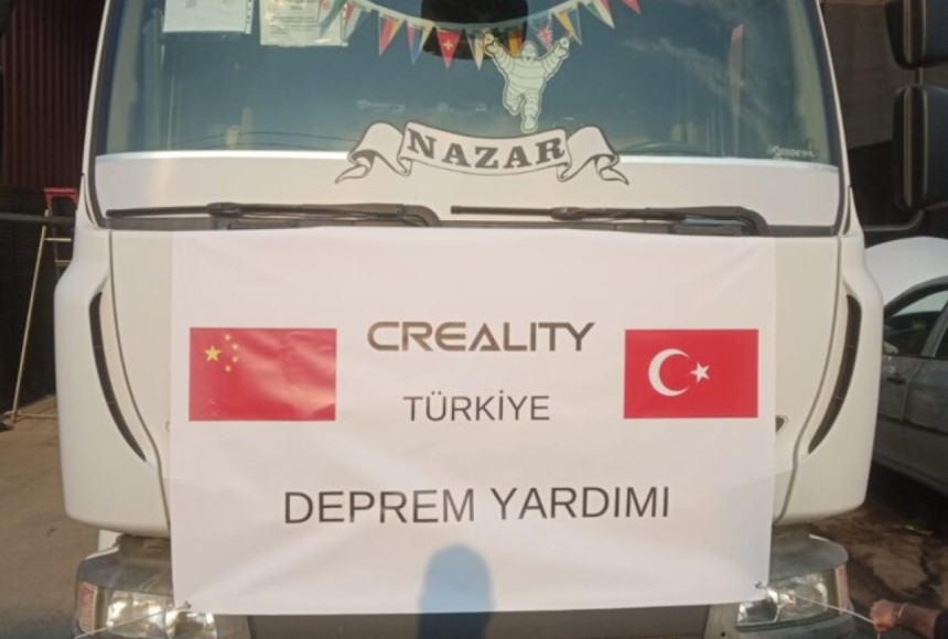 Çinli 3D yazıcı üretim şirketinden depremzedeler için yardım