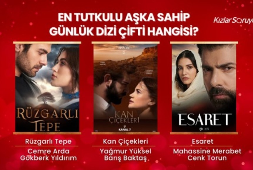 Aşkı En Tutkulu Yaşayan Dizi Çifti Seçildi!