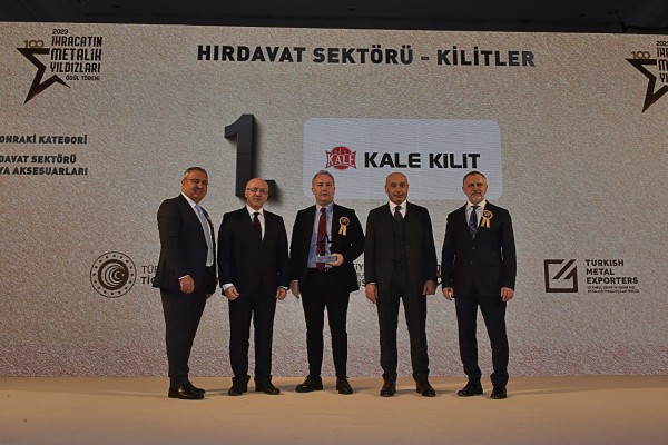 Kale Kilit, İhracatın Metalik Yıldızları Ödülleri'nde
