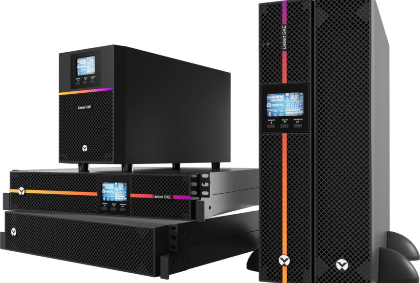 Vertiv Liebert GXE 1-3kVA UPS, 230V uygulamalar için gerekli temel güç korumasını sağlıyor